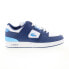 Фото #1 товара Lacoste Court Cage 124 1 SMA Mens Blue Leather Lifestyle Sneakers Shoes