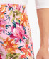 ფოტო #5 პროდუქტის Petite Paradise Gardenia Culotte Pants, Created for Macy's