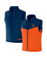 ფოტო #1 პროდუქტის Men's NFL x Darius Rucker Collection by Navy Chicago Bears Colorblocked Full-Zip Vest