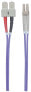 Фото #10 товара Intellinet Fiber Optic Patch Cable - OM4 - LC/SC - 1m - Violet - Duplex - Multimode - 50/125 µm - LSZH - Fibre - Lifetime Warranty - Polybag - 1 m - OM4 - LC - SC
