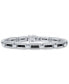 Men's Black & White Diamond Statement Bracelet (3 ct. t.w.) in Sterling Silver