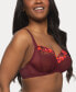 ფოტო #3 პროდუქტის Women's Fleurs Unlined Embroidered Bra