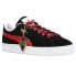 Фото #2 товара Puma Harley Quinn X Suede Classic Lace Up Womens Black Sneakers Casual Shoes 38