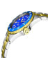 ფოტო #2 პროდუქტის Men's Wallstreet Swiss Automatic Two-Tone Stainless Steel Bracelet Watch 43mm