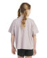 ფოტო #2 პროდუქტის Big Girls Short Sleeve Loose Box T-shirt