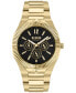 ფოტო #1 პროდუქტის Men's Echo Park Gold Ion Plated Bracelet Watch 42mm