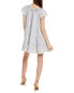 Фото #2 товара Платье Max Studio Yarn Dye Smocked Mini Dress 100% хлопок