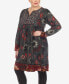 ფოტო #4 პროდუქტის Plus Size Paisley Flower Embroidered Sweater Dress