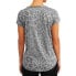 Sofia Jeans Women's Charcoal Animal Print Scoop Neck Embroidered Tee Shirt XL