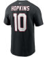 Фото #3 товара Men's DeAndre Hopkins Black Arizona Cardinals Name and Number T-shirt
