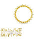 ფოტო #4 პროდუქტის Cubic Zirconia Marquise Cluster Band in 14k Gold-Plated Sterling Silver