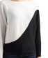 Фото #3 товара Juniors' Colorblocked Dolman-Sleeve Sweater