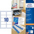 Фото #2 товара Avery Zweckform C32010-25 - Laser/Inkjet - Cardboard - White - Matte - 185 g/m² - 250 sheets