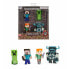 MINECRAFT Set 4 Nanos 7 cm Figure