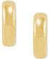 ფოტო #3 პროდუქტის Polished Chunky Small Hoop Earrings in 14k Gold, 20mm