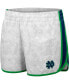 Women's White, Navy Notre Dame Fighting Irish The Plastics Geo Print Shorts