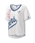 Women's White Los Angeles Dodgers Perfect Game V-Neck T-shirt