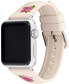 ფოტო #2 პროდუქტის Women's Chalk Floral Print Silicone Strap for Apple Watch 38mm, 40mm, 41mm