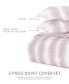 CLOSEOUT! Linear Tie Dye 3-Pc. Duvet Cover Set, Twin