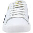 Фото #5 товара Puma Clyde Core L Foil Lace Up Mens Blue, White Sneakers Casual Shoes 364669-02