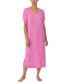ფოტო #1 პროდუქტის Women's Printed Short-Sleeve Nightgown