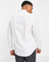 ASOS DESIGN regular fit shirt in white weiß, XS - Chest 36 - фото #3