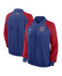 Фото #1 товара Women's Royal Chicago Cubs Authentic Collection Team Raglan Performance Full-Zip Jacket