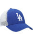 Фото #4 товара Men's Royal, White Los Angeles Dodgers Flagship Washed MVP Trucker Snapback Hat