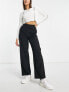 Фото #3 товара Vila wide leg trousers in black