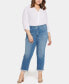 Фото #1 товара Plus Size Margot Girlfriend Jeans