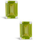 ფოტო #5 პროდუქტის Peridot (1-3/8 ct. t.w.) Stud Earrings in 14K Yellow Gold or 14K White Gold