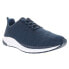 Propet Tour Knit Lace Up Mens Blue Sneakers Casual Shoes MAA252MNVY