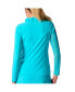 Фото #2 товара Women's LONG SLEEVE DOUBLE RUFFLE TOP TILE BLUE XLarge