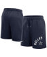 Фото #1 товара Men's Navy Dallas Cowboys Arched Kicker Shorts