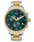 ფოტო #6 პროდუქტის Men's Swiss Chronograph Chrono XL Classic Two-Tone Stainless Steel Bracelet Watch 45mm