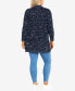 Plus Size Lia Popcorn Long Sleeve Cardigan Sweater
