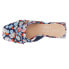 Фото #4 товара COCONUTS by Matisse Esme Floral Block Heels Womens Blue Casual Sandals ESME-586