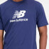 Фото #4 товара NEW BALANCE Essentials Stacked Logo Cotton Short Sleeve T-Shirt