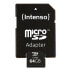 Фото #3 товара Intenso 64GB MicroSDHC - 64 GB - MicroSDXC - Class 10 - 25 MB/s - Shock resistant - Temperature proof - Waterproof - X-ray proof - Black