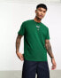 Vans central logo oversize t-shirt in green Mittelgrün, XS - фото #1