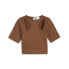 Puma Dare To Muted Motion Crew Neck Short Sleeve T-Shirt Womens Brown Casual Top