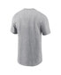 Фото #2 товара Men's Heather Gray Kansas City Chiefs Super Bowl LVIII Champions Locker Room Trophy Collection Tall T-shirt