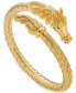 ფოტო #1 პროდუქტის Woven Horse Bangle Bracelet in 14k Gold Vermeil