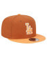 Фото #2 товара Men's Brown Los Angeles Dodgers Spring Color Two-Tone 9FIFTY Snapback Hat