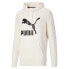 Фото #1 товара Puma Classics Logo Hoodie Mens Off White Casual Outerwear 53330373