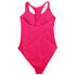 Фото #4 товара Puma Racerback OnePiece Swimsuit Womens Pink Casual Athletic 85926501