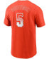 Men's Mike Yastrzemski Orange San Francisco Giants City Connect Name Number T-shirt