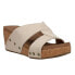 Фото #2 товара Corkys Bonny Studded Wedge Womens Beige, Gold Casual Sandals 41-0345-GDSH