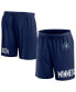 ფოტო #2 პროდუქტის Men's Navy Minnesota Timberwolves Free Throw Mesh Shorts