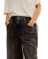 ფოტო #5 პროდუქტის Women's Olsen High-Rise Cotton Cuffed Barrel Jeans